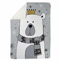 Begin Home Decor 60 x 80 in. Beautiful Bear-Sherpa Fleece Blanket 5545-6080-HO3